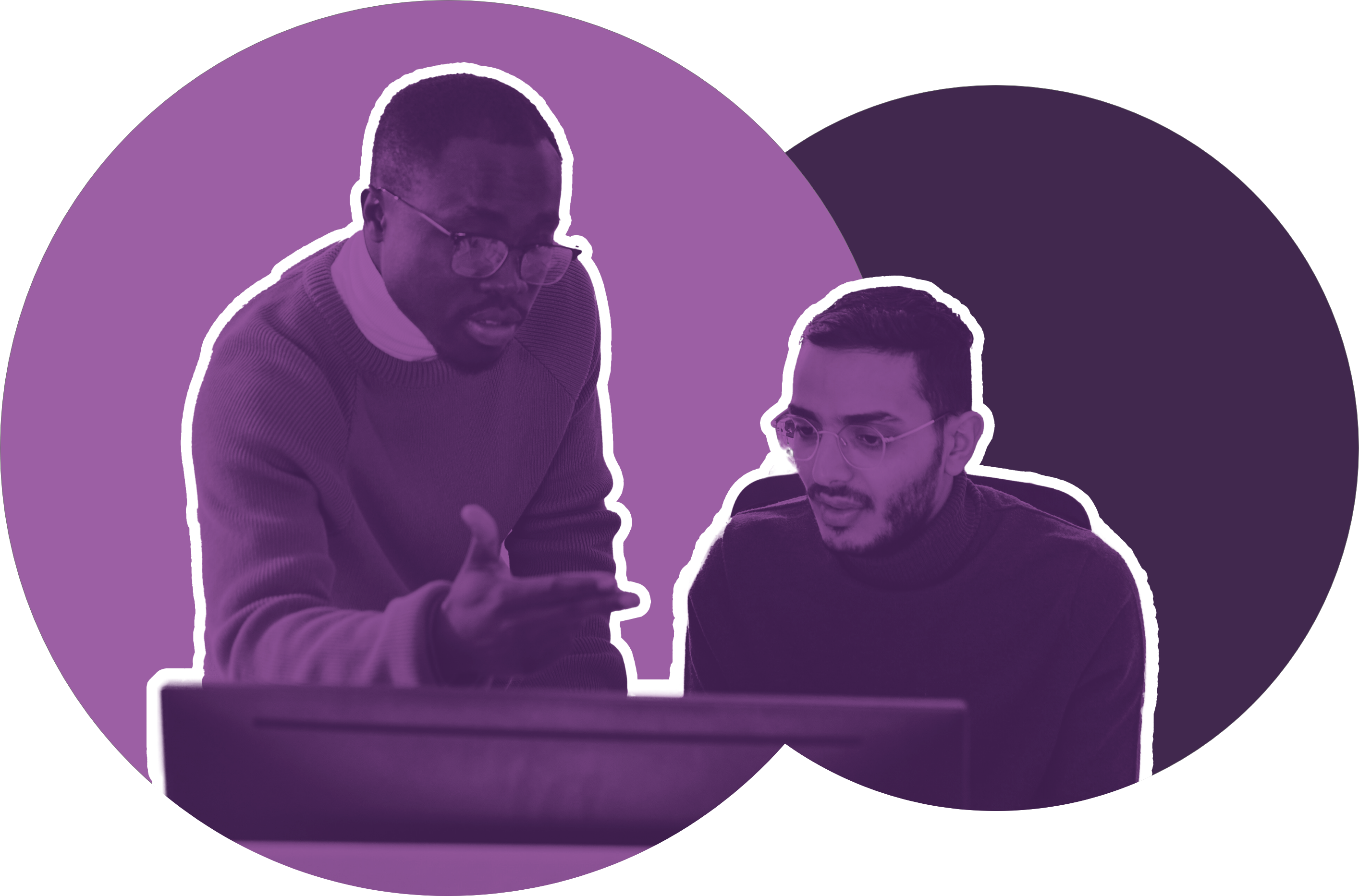 Member of the public receiving help from a Partner